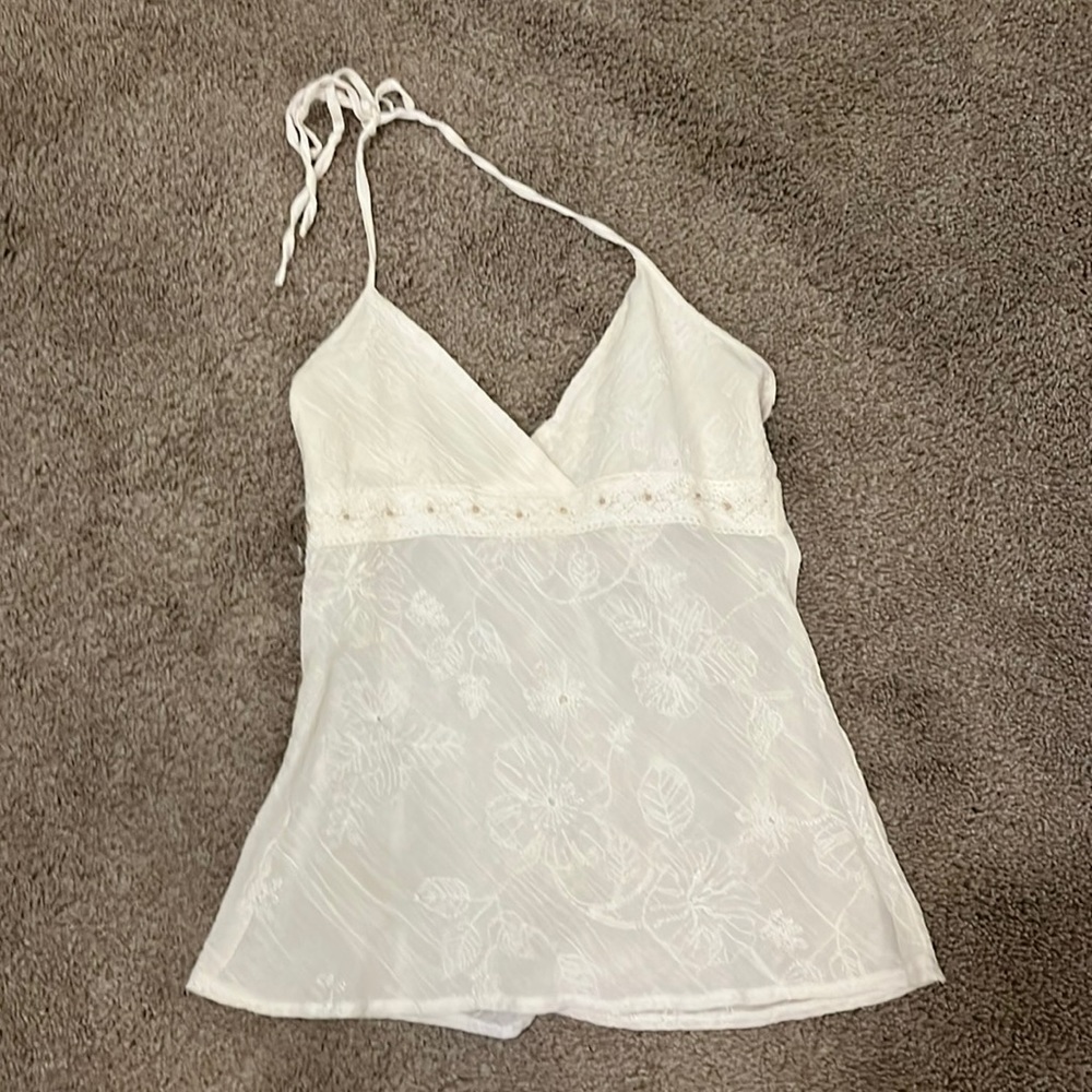Cotton halter top